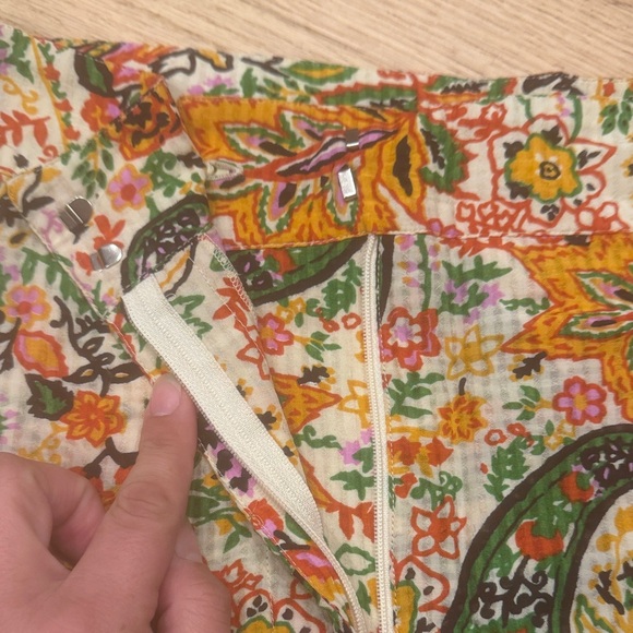 ba&sh Multicolor Paisley Wide-Leg Pants - Picture 5 of 8